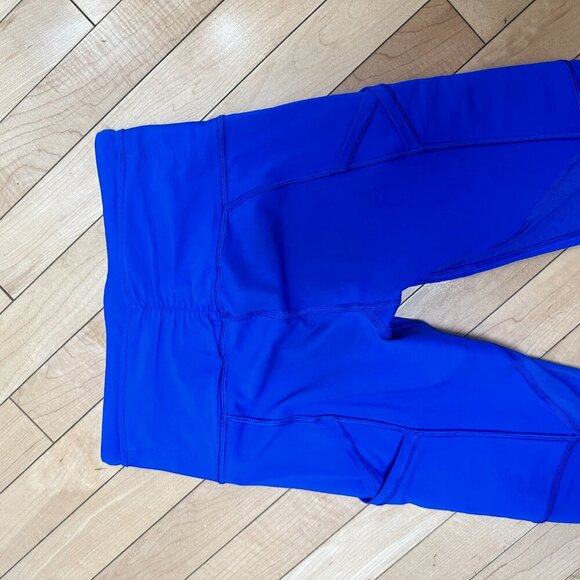 LULULEMON Cropped Running Tights Leggings with Pockets - size 2 - Picture 5 of 8